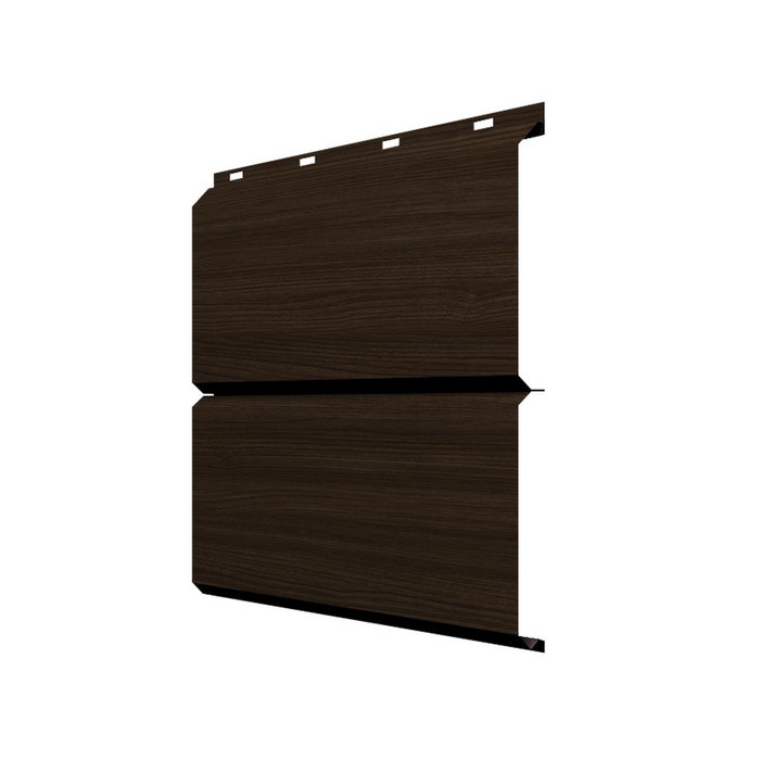 Гранд лайн Софит ЭкоБрус без перфорации 0,345 0,45 Print Elite Coffee Wood