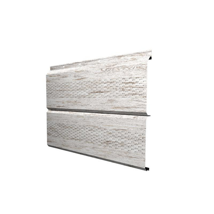 Софит ЭкоБрус с перфорацией 0,345 Grand Line 0,45 Print Elite Snow Wood