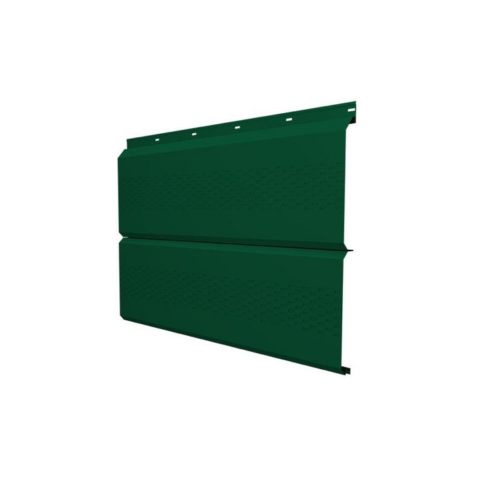 Софит ЭкоБрус с перфорацией 0,345 Grand Line 0,45 Drap RAL6005 зеленый мох
