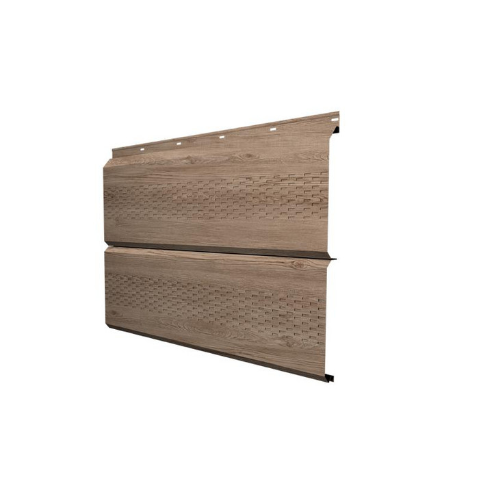 Гранд лайн Софит ЭкоБрус с перфорацией 0,345 0,45 Print Elite WhiteWood