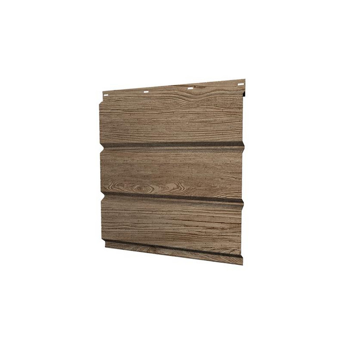 Гранд лайн Софит металлический полная перфорация 0,45 Print Elite с пленкой White Wood