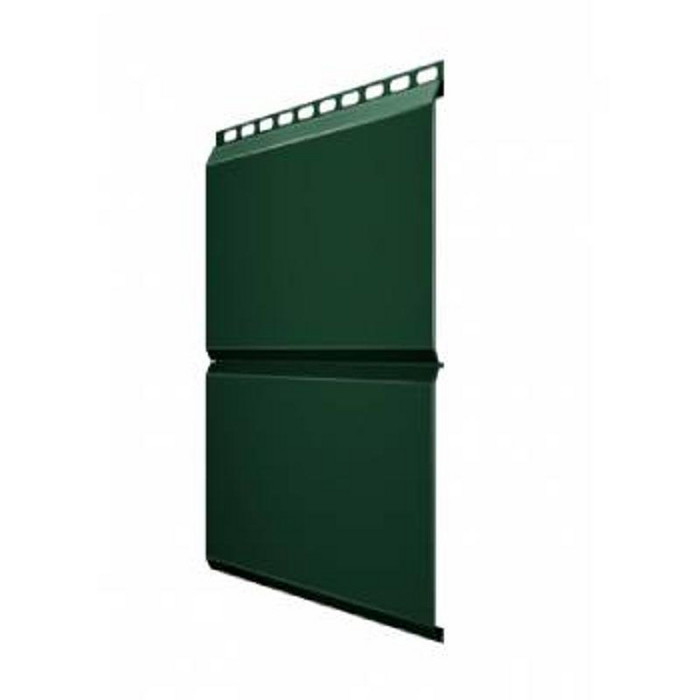 Софит ЭкоБрус без перфорации 0,345 Grand Line 0,5 Velur RAL 6020 хромовая зелень