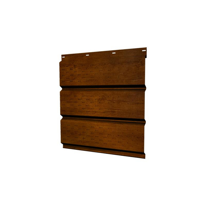 Гранд лайн Софит металлический полная перфорация 0,45 Print Premium Golden Wood