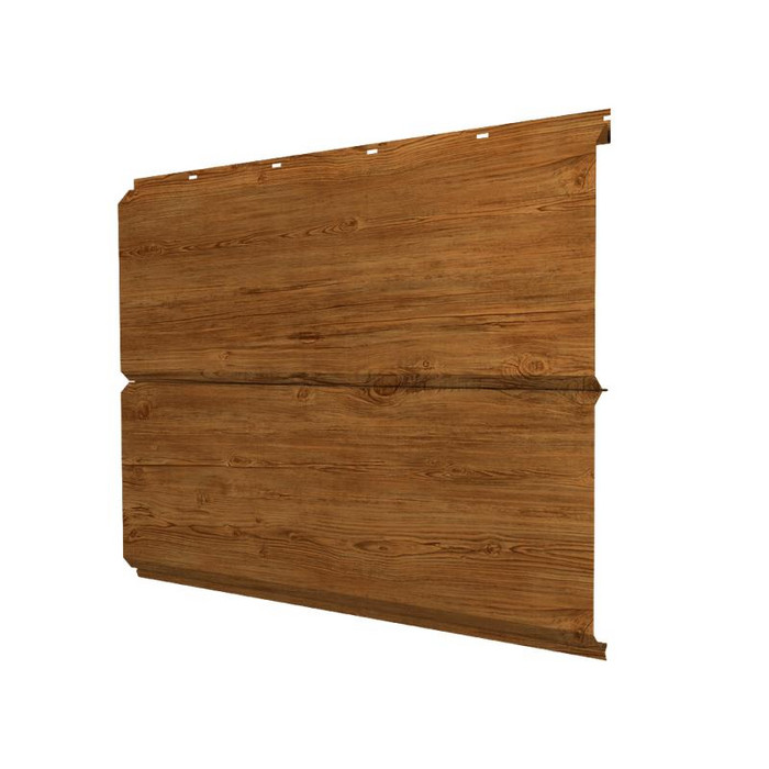 Гранд лайн Софит ЭкоБрус new без перфорации 0,45 Print Elite Golden Wood