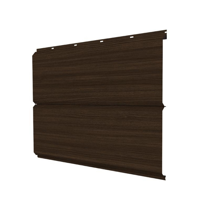 Гранд лайн Софит ЭкоБрус new без перфорации 0,45 Print Elite Coffee Wood
