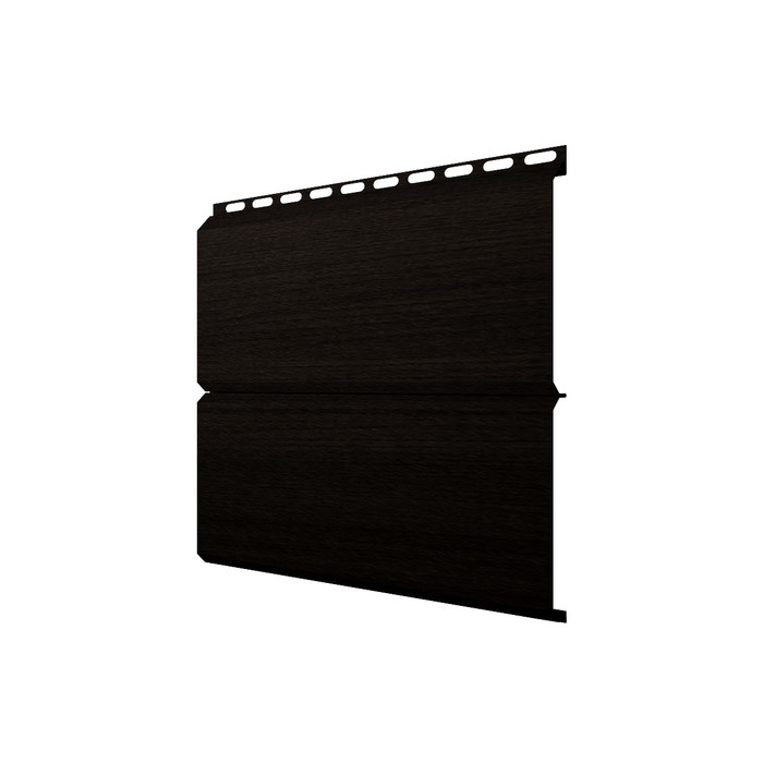 Металлический сайдинг Grand Line ЭкоБрус 0.45 мм Print Premium с пленкой Golden Wood