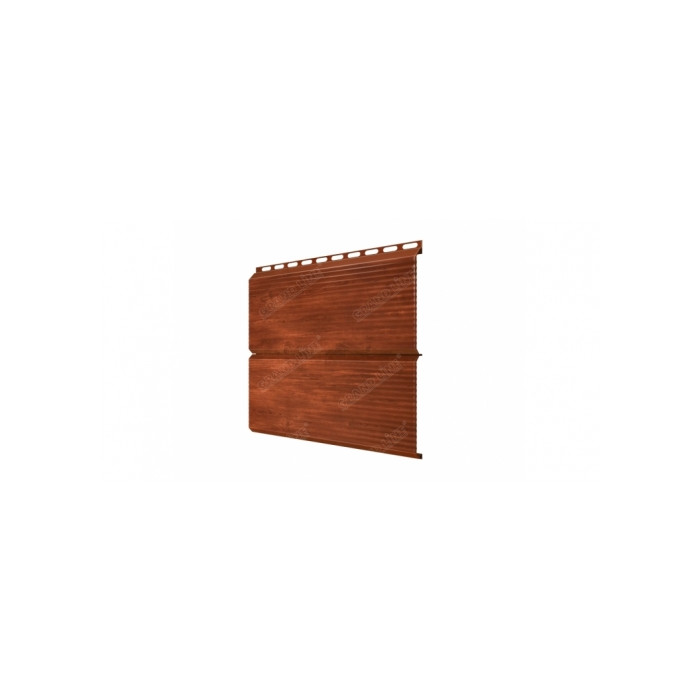 Металлический сайдинг Grand Line ЭкоБрус 0.45 мм Print Elite Cherry Wood