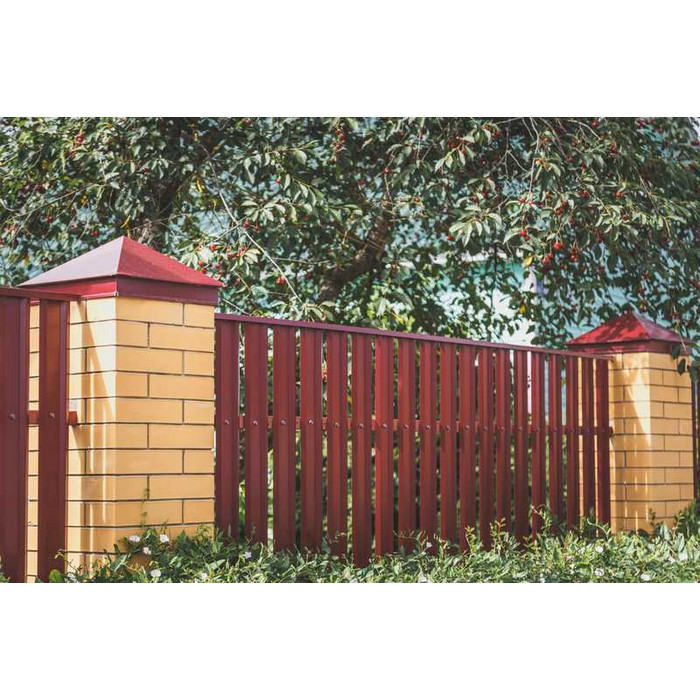 Евроштакетник М-образный В Grand Line 0,45 Print Elite White Wood White Wood
