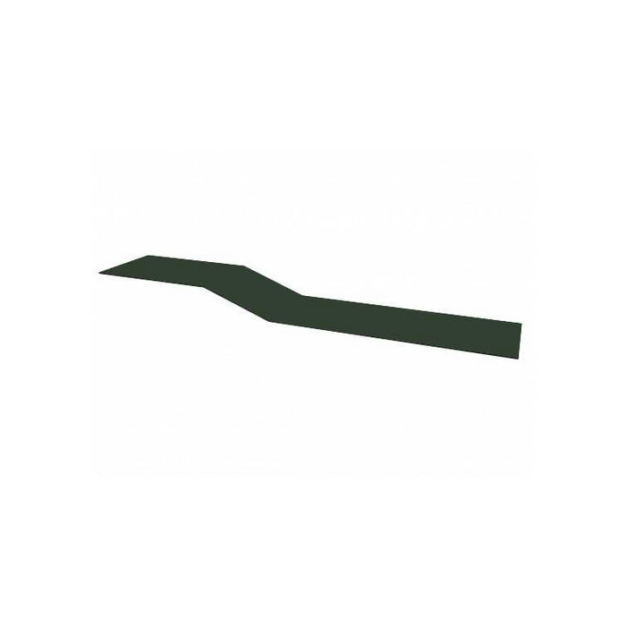 Планка крепежная фальц Grand Line 0,5 GreenCoat Pural BT с пленкой RR 11 темно-зеленый (RAL 6020 хромовая зелень)
