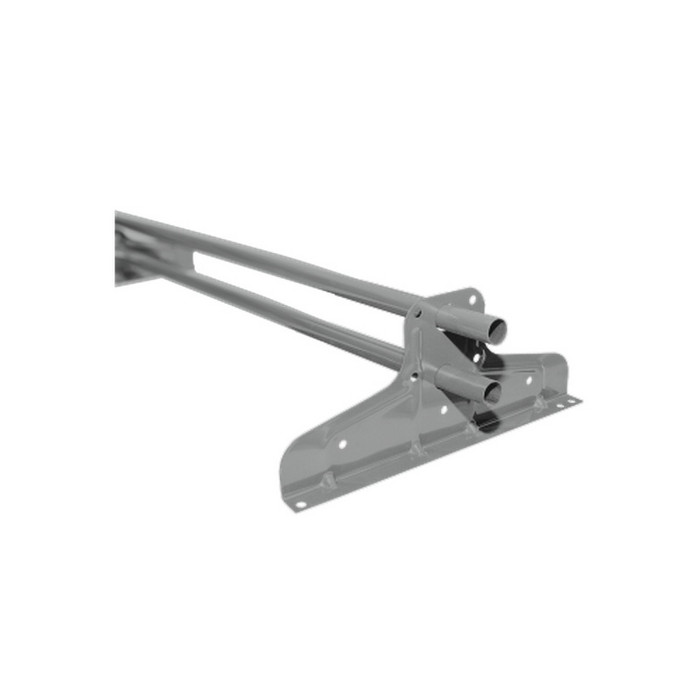 Снегозадержатель Стандарт Т4 d 40х20 RAL 9006 (3м)