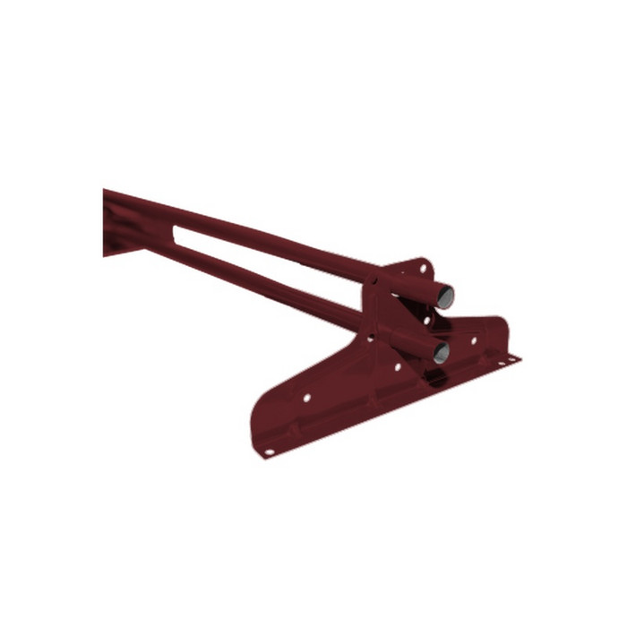 Снегозадержатель Стандарт Т4 d 25 RAL 3005 (3м., 3 кроншт.)